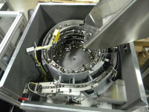  Image of a RōBEX circular track feeder for bulk part handling