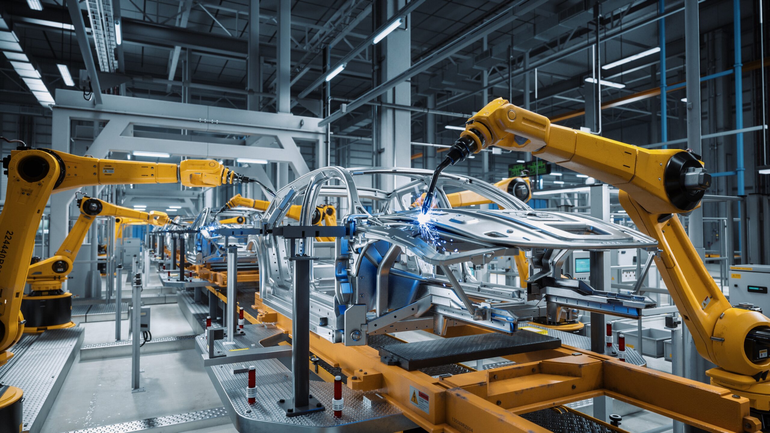 robotic assembly line car