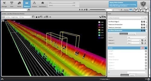 3D Laser Profile Visualization