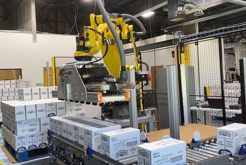 A RōBEX + FANUC end of line automated solution